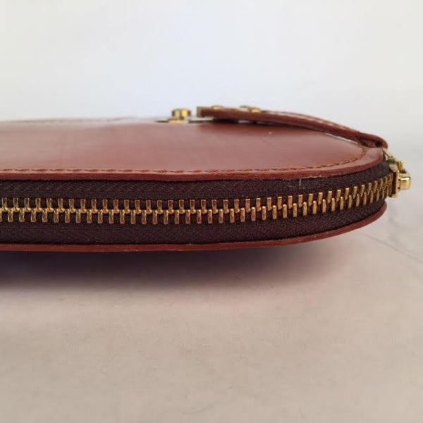 Zip Around Document Case, BESPOKE | Zipper Under Arm Briefcase | Retractable Handles | English Bridle Leather | Sterling and Burke-Document Case-Sterling-and-Burke