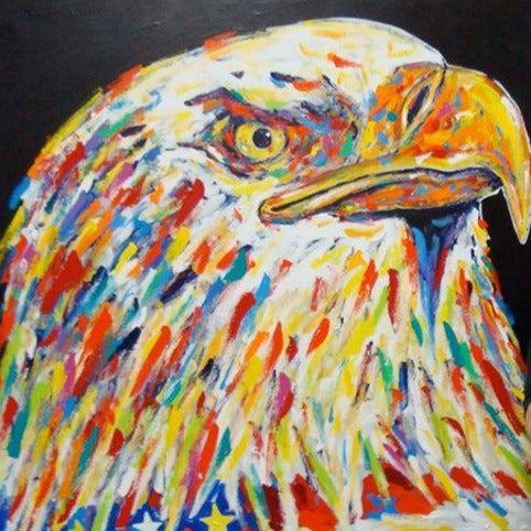 Stango Gallery: American Flag | Patriotic American Eagle and US Flag | Pop Art | Gallery at Studio Burke, Washington, DC