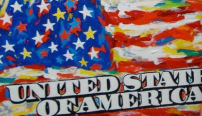 Stango Gallery: American Flag | Patriotic American Eagle and US Flag | Pop Art | Gallery at Studio Burke, Washington, DC