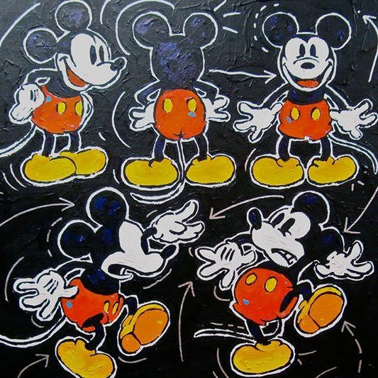 Stango Gallery: American Icon Mickey Mouse | Mickey, Mickey, Mickey Front and Back | Gallery at Studio Burke, Washington, DC