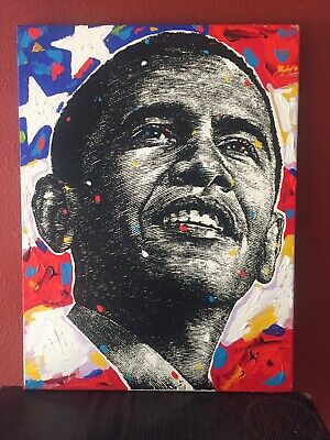 Stango Gallery: The American President: Barack Obama | Obama and The US Flag | Gallery at Studio Burke, Washington, DC