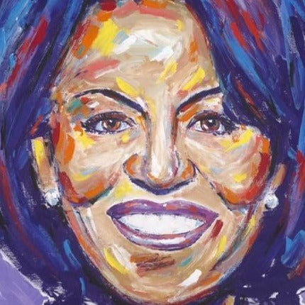 Stango Gallery: The American First Lady: Michelle Obama | Purple Michelle | Gallery at Studio Burke, Washington, DC