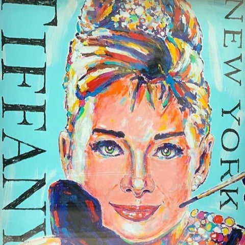 Stango Gallery: An American Icon: Audrey Hepburn | Pink Audrey Hepburn and  No.5 Chanel Paris | Gallery at Studio Burke, Washington, DC