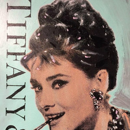 Stango Gallery: An American Icon: Audrey Hepburn | Grey Audrey Hepburn and Tiffany and Co. 1837 | Gallery at Studio Burke, Washington, DC