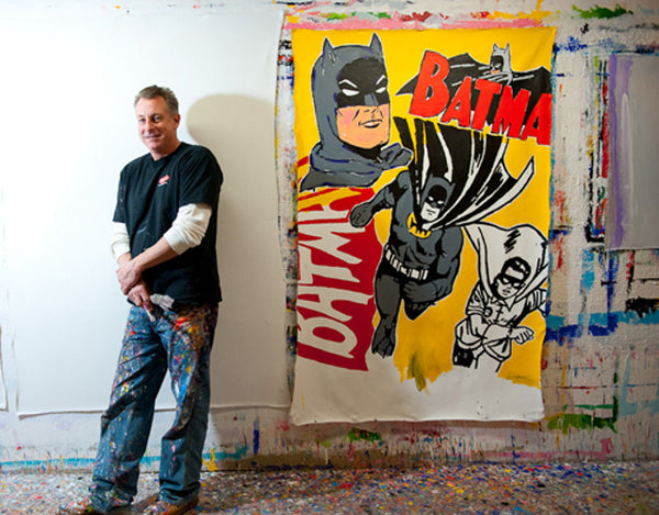 Stango Gallery: American Super Hero: Batman and Robin | Yellow Batman and Robin | Gallery at Studio Burke, Washington, DC