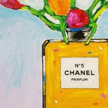 Stango Gallery: Chanel  Pale Pink and Light Blue Chanel No.5