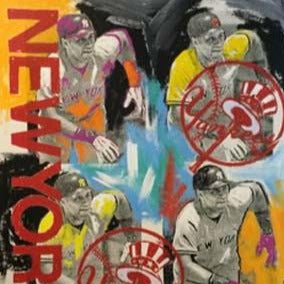 Painting by John Stango | Stango Gallery: American Baseball | New York Yankees | USA Patriotic Artist | Washington, DC |