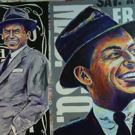 Stango Gallery: Iconic Frank | Red Frank Sinatra Pop Art | Gallery at Studio Burke, Washington, DC