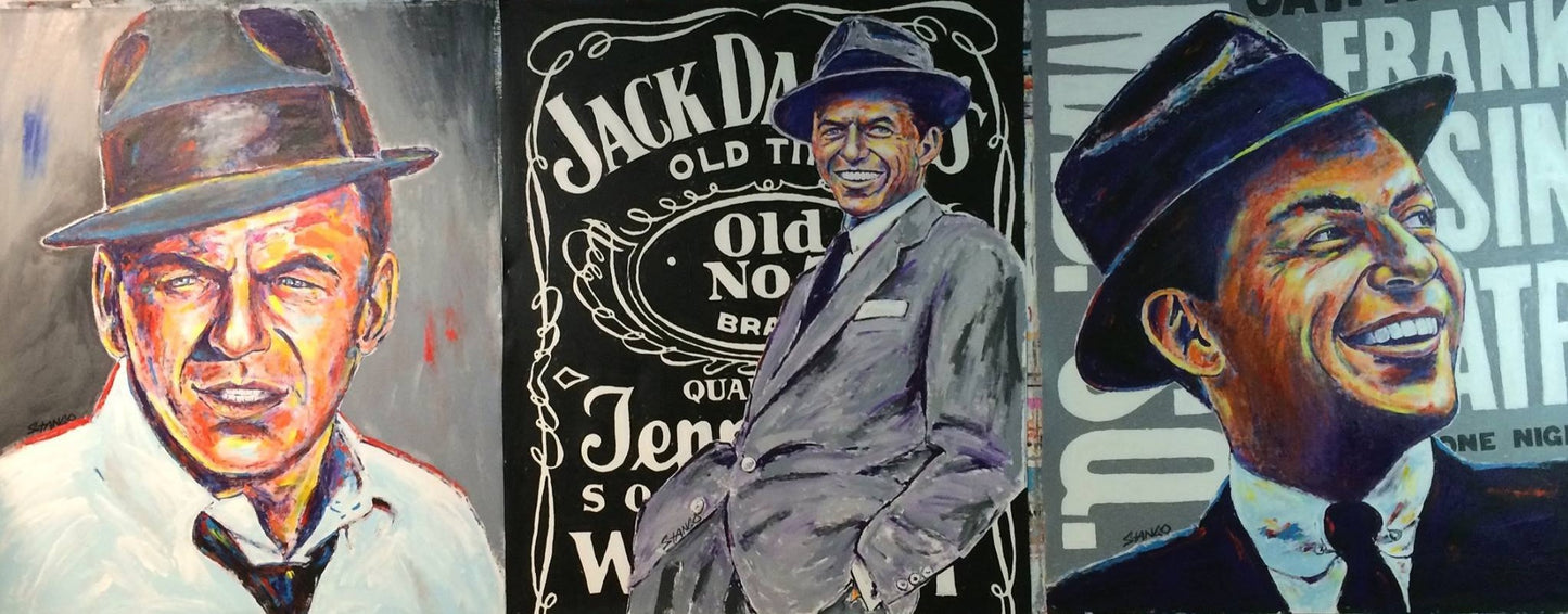 Stango Gallery: Iconic Frank | Red Frank Sinatra Pop Art | Gallery at Studio Burke, Washington, DC