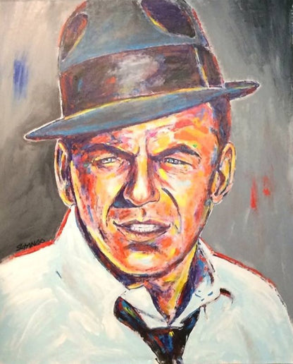 Stango Gallery: Iconic Frank | Grey Frank Sinatra Pop Art | Gallery at Studio Burke, Washington, DC