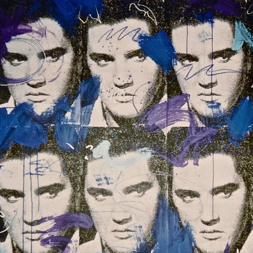 Stango Gallery: American Icon Elvis Presley | Blue Elvis | Gallery at Studio Burke, Washington, DC