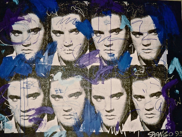 Stango Gallery: American Icon Elvis Presley | Blue Elvis | Gallery at Studio Burke, Washington, DC