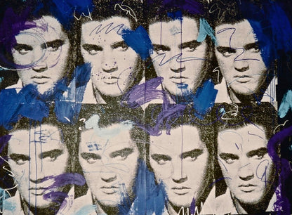 Stango Gallery: American Icon Elvis Presley | Blue Elvis | Gallery at Studio Burke, Washington, DC