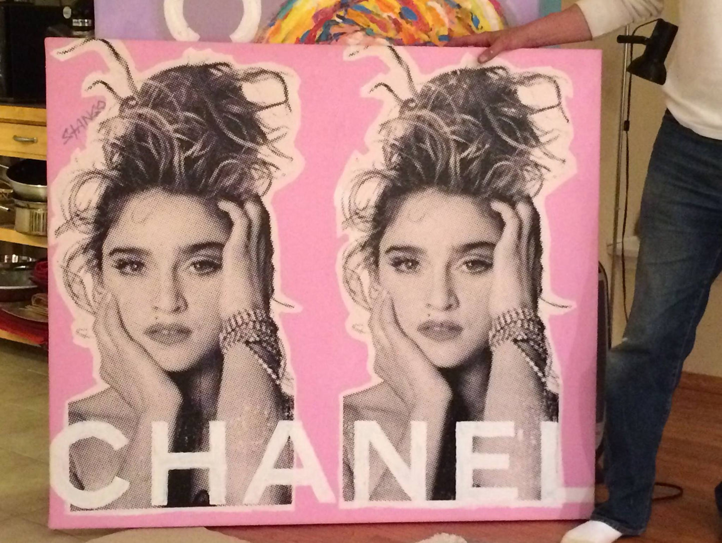 Stango Gallery: Iconic Madonna | Pink Madonna and Chanel Pop Art | Gallery at Studio Burke, Washington, DC