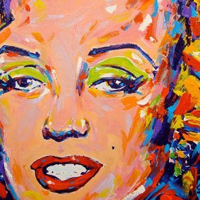 Stango Gallery: Iconic Marilyn | Blue Marilyn Monroe Pop Art | Gallery at Studio Burke, Washington, DC