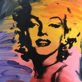 Stango Gallery: Iconic Marilyn | Golden Marilyn Monroe Pop Art | Gallery at Studio Burke, Washington, DC