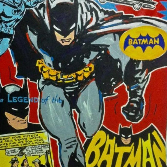 Stango Gallery: American Super Hero: Batman | Red Batman and Robin | Gallery at Studio Burke, Washington, DC