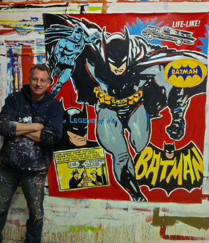 Stango Gallery: American Super Hero: Batman | Red Batman and Robin | Gallery at Studio Burke, Washington, DC