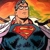 Painting by John Stango | Stango Gallery: American Super Hero: Superman | Superman and Clark Kent | USA Patriotic Artist | Washington, DC |