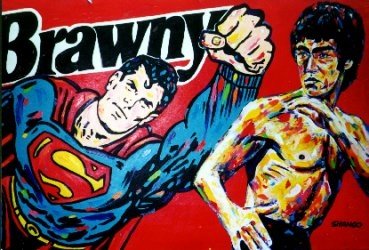 Painting by John Stango | Stango Gallery: American Super Hero: Superman | Superman Brawney | USA Patriotic Artist | Washington, DC |