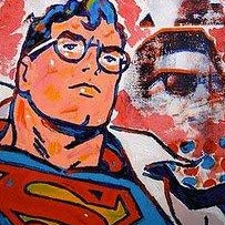 Painting by John Stango | Stango Gallery: American Super Hero: Superman | Superman and Your | USA Patriotic Artist | Washington, DC |