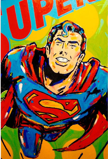 Stango Painting by John Stango | Stango Gallery: American Superhero Superman ...