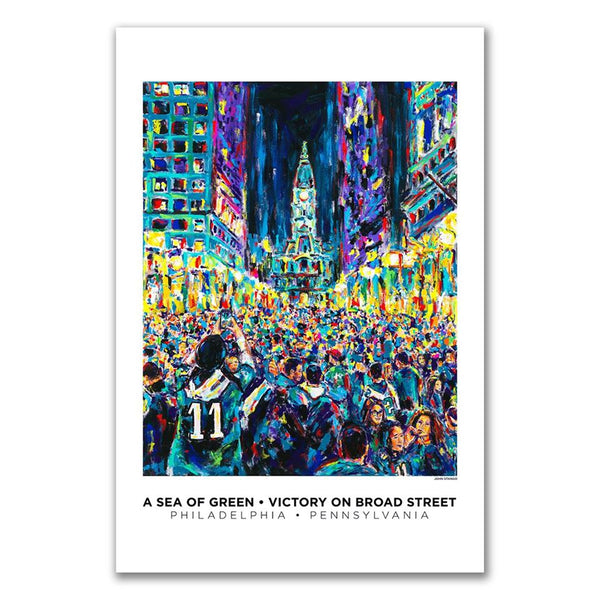 Stango Painting by John Stango | Stango Gallery: American Football | Philadel ...