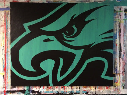 Painting by John Stango | Stango Gallery: American Football | Philadelphia Eagles | USA Patriotic Artist | Washington, DC |