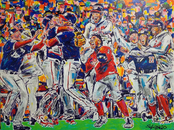 Painting by John Stango | Stango Gallery: American Baseball | Washington Nationals | USA Patriotic Artist | Washington, DC |