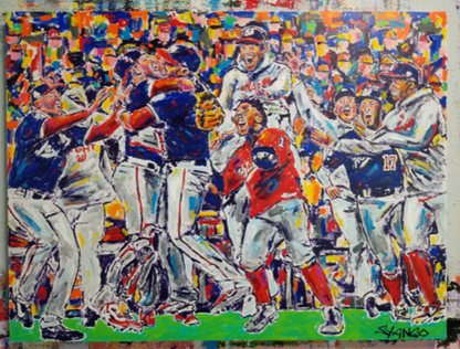 Painting by John Stango | Stango Gallery: American Baseball | Washington Nationals | USA Patriotic Artist | Washington, DC |