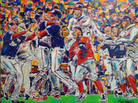 Painting by John Stango | Stango Gallery: American Baseball | Washington Nationals | USA Patriotic Artist | Washington, DC |