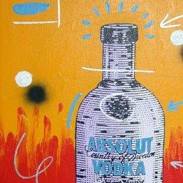 Stango Gallery: Absolut Vodka |Sky Blue and Olive Green Absolutely Absolut | Gallery at Studio Burke, Washington, DC