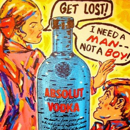 Stango Gallery: Absolut Vodka | Yellow Get Lost Absolutely Absolut | Gallery at Studio Burke, Washington, DC