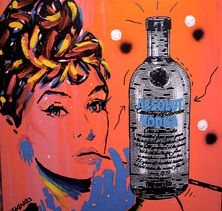 Stango Gallery: Absolut Vodka | Peach Audrey Absolutely Absolut | Gallery  at Studio Burke, Washington, DC
