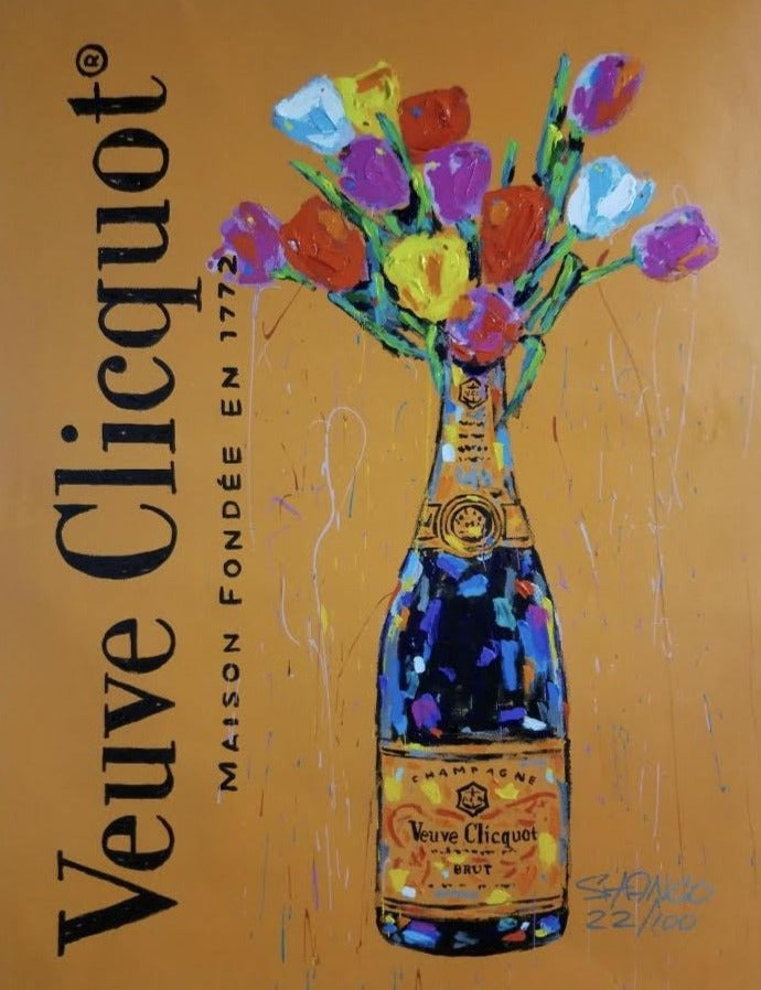 John Stango - A Little Taste of Champagne at 1stDibs  veuve clicquot  artwork, veuve cliquot art, veuve clicquot painting