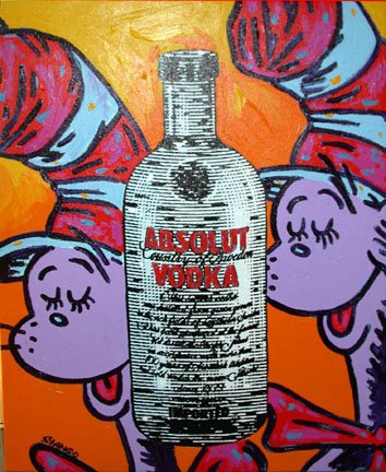 Stango Gallery: Absolut Vodka | Orange Dr. Seuss and Absolutely Absolut | Gallery at Studio Burke, Washington, DC