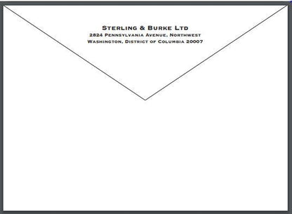 Pricing / Deposit | Bespoke Stationery | Envelope Only | Available in Various Sizes | Pearl White and Ecru | Hand Engraved | 100% Cotton Paper by Sterling and Burke Ltd-Custom Stationery-Sterling-and-Burke