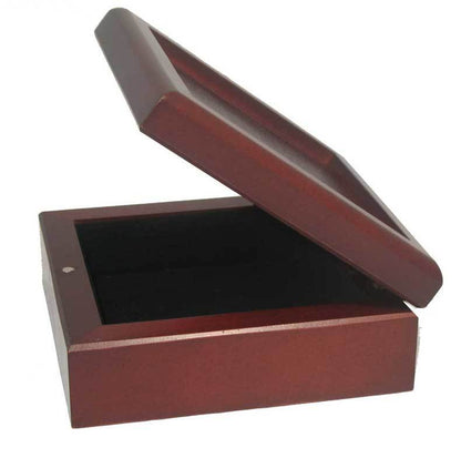 Desk Box | Stationery Box | Rosewood | Custom Made | 7 by 7 inches-Desk Accessory-Sterling-and-Burke