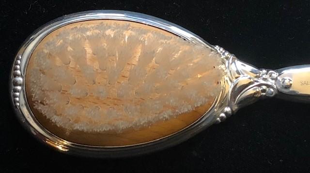 Baby Brush | Sterling Silver | Baby Brush and Comb Set | Engraved | Made in USA | Sterling and Burke-Baby-Sterling-and-Burke