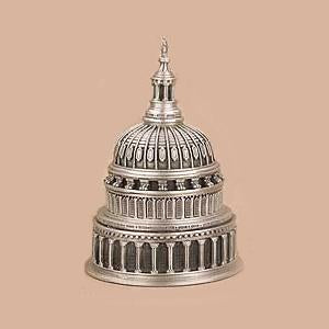 Capitol Dome Cuff Links | Superior Quality | Hand Made | American Pewter Cufflinks | Sterling and Burke Ltd-Cufflinks-Sterling-and-Burke