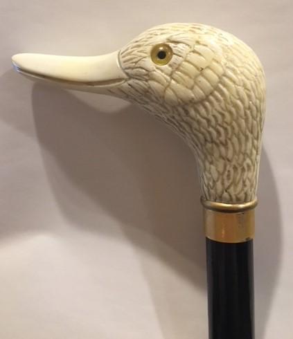 Antique Goose head Walking Stick | Sterling and Burke-Walking Stick-Sterling-and-Burke