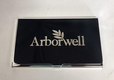 Sterling Silver Business Card Case Holder | Plain | Sterling Silver Business Card Holder / Case | Sterling and Burke | Made in USA-Business Card Case-Sterling-and-Burke