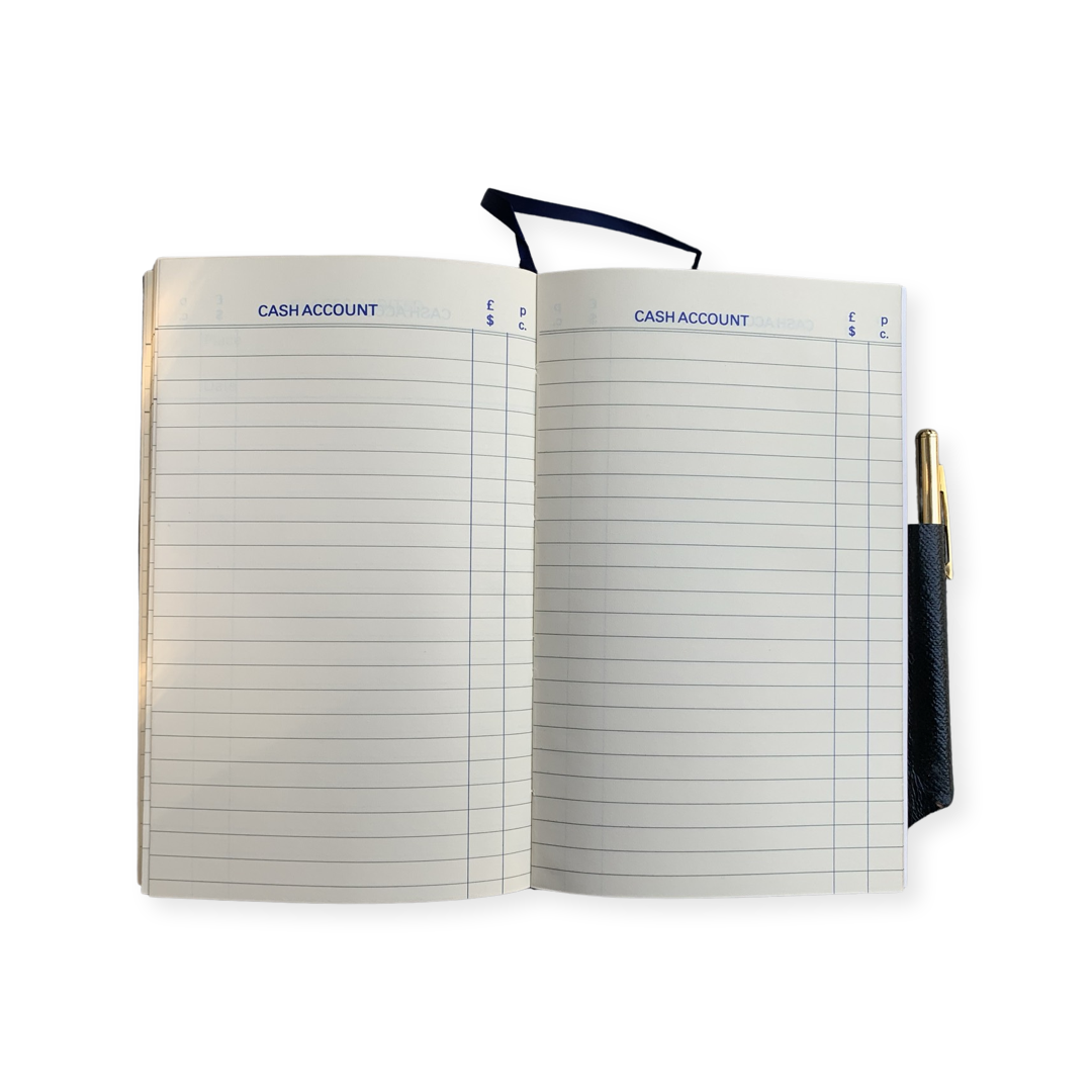 Travel Log | Travel Journal | 6 by 4 Inches | Crossgrain Leather Travel Log with Gold Pencil | Padded Cover