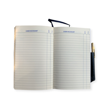 Travel Log | Travel Journal | 6 by 4 Inches | Crossgrain Leather Travel Log with Gold Pencil | Padded Cover