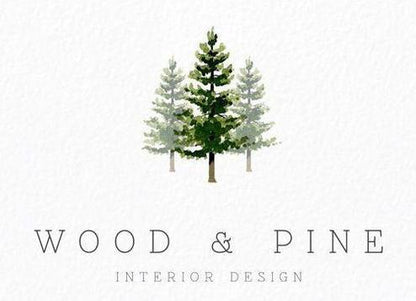 Tree Logos for Wedding Invitation | Wedding Motif | Tree Branches Design for Engraved Stationery-Graphic Art-Sterling-and-Burke