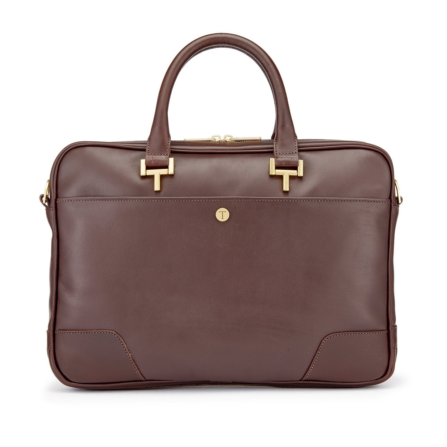 Tusting Mortimer Leather Brief Bag-Business Bags-Sterling-and-Burke
