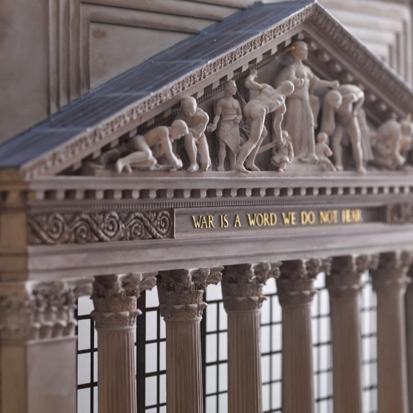 NYC New York Stock Exchange Architectural Sculpture | Extra Large Custom NYSE Statue | Building Model | Made in England