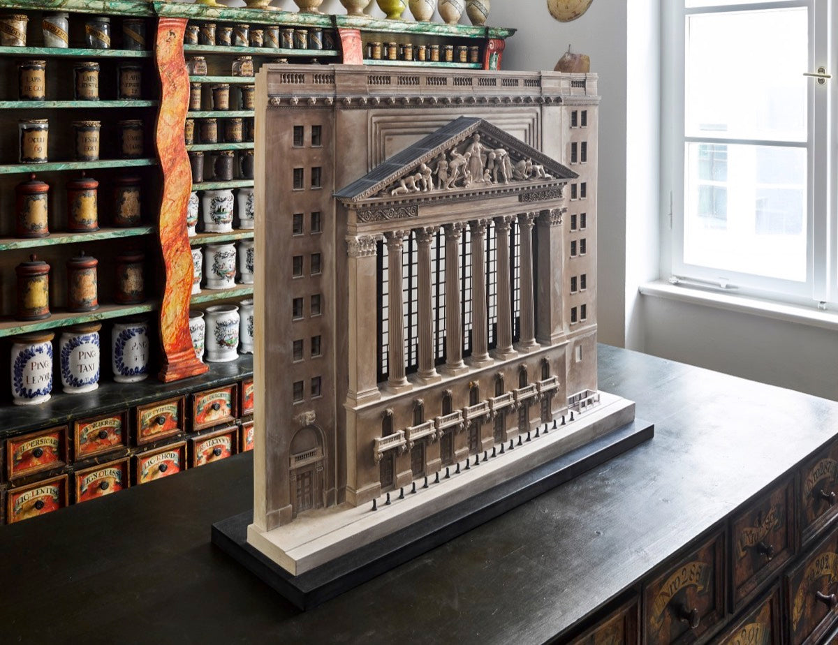 NYC New York Stock Exchange Architectural Sculpture | Extra Large Custom NYSE Statue | Building Model | Made in England