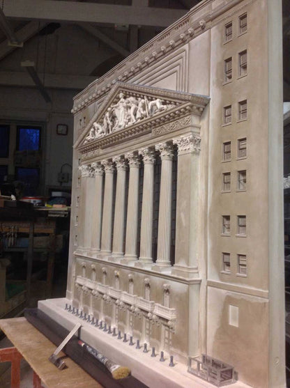 NYC New York Stock Exchange Architectural Sculpture | Extra Large Custom NYSE Statue | Building Model | Made in England