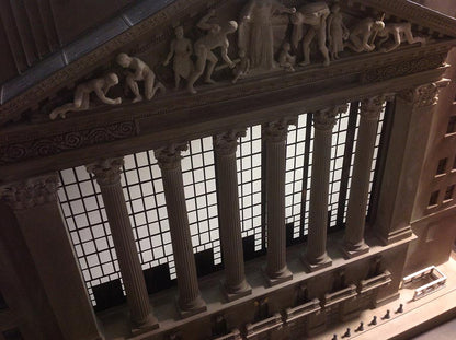 NYC New York Stock Exchange Architectural Sculpture | Extra Large Custom NYSE Statue | Building Model | Made in England